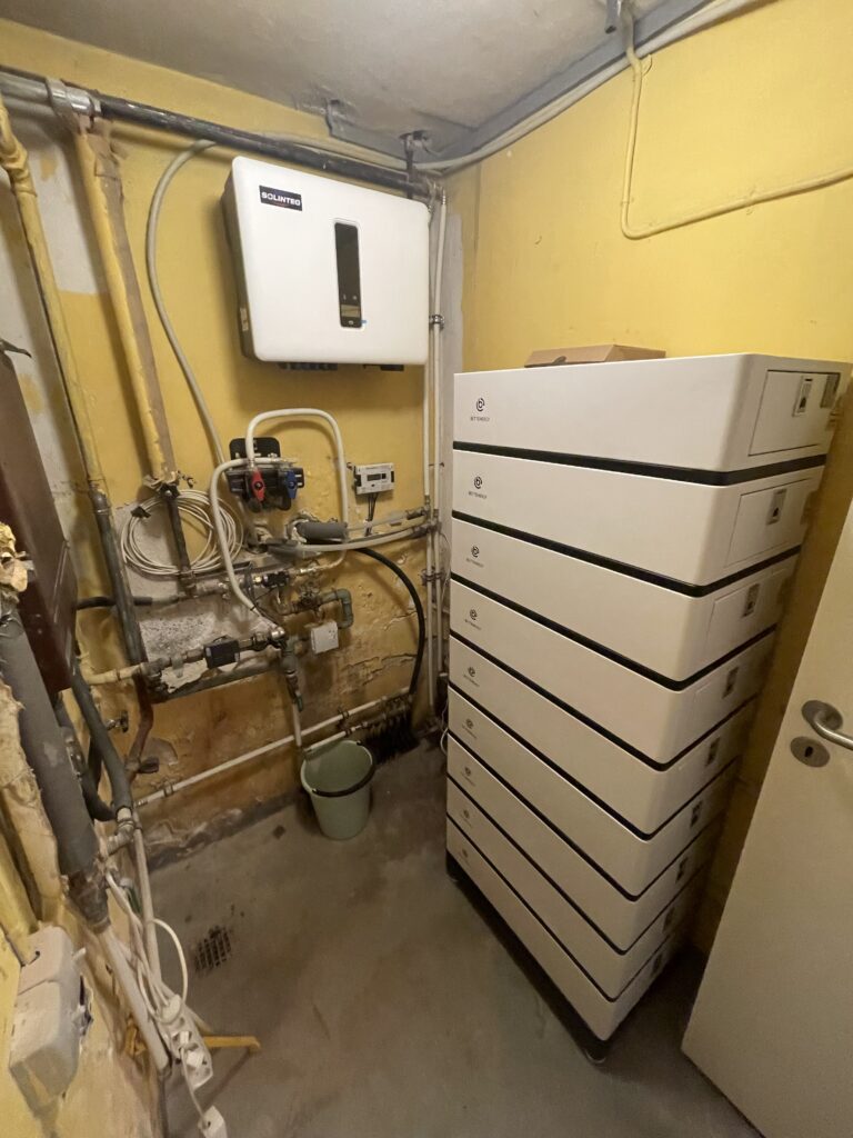 40kwh batteri i kælder